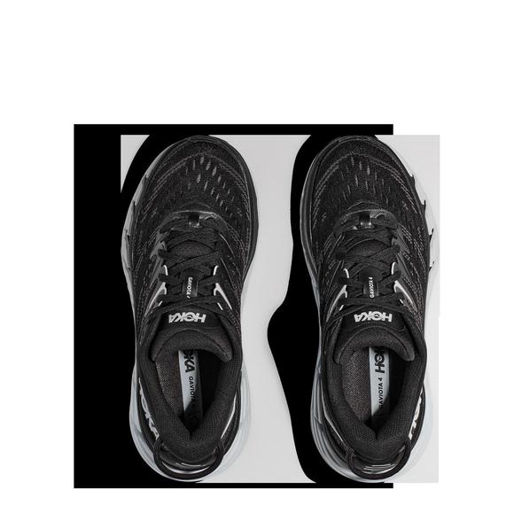 NEW HOKA women's gaviota 4 shoes in black white - Picture 2 of 4